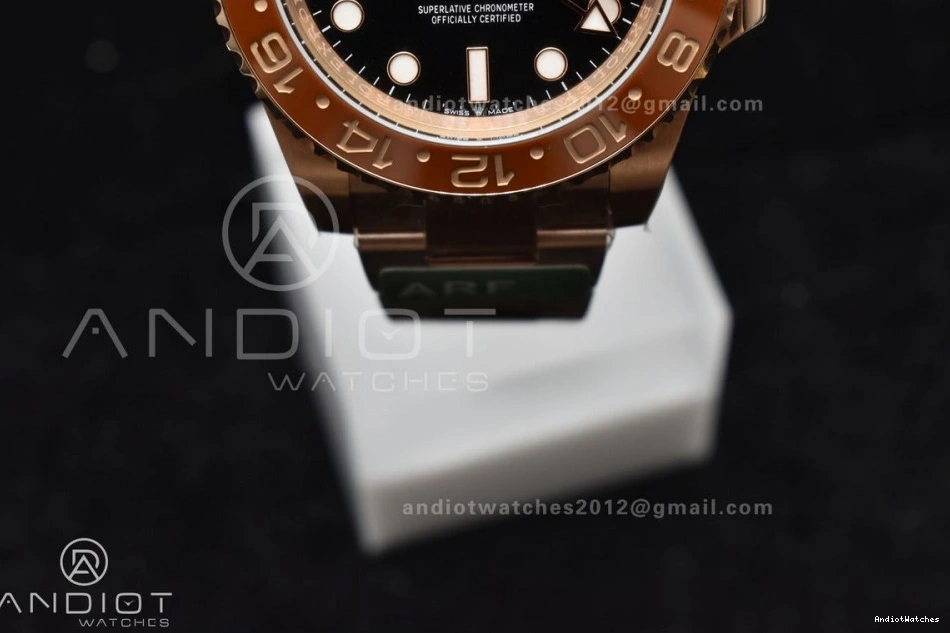 Edition CHNR WrinkleFree 864 SH3285 New on GMT ARF Master II 1:1 Best CHS SS RG 904L 126715 Bracelet 0308